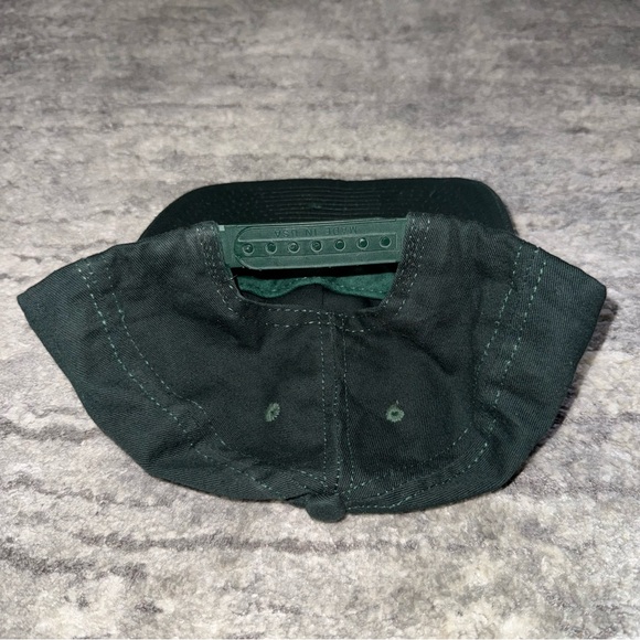 Vintage Calvin Klein Snapback Dad Hat Cap CK Logo‎ Cotton Green Made in USA - Picture 4 of 7